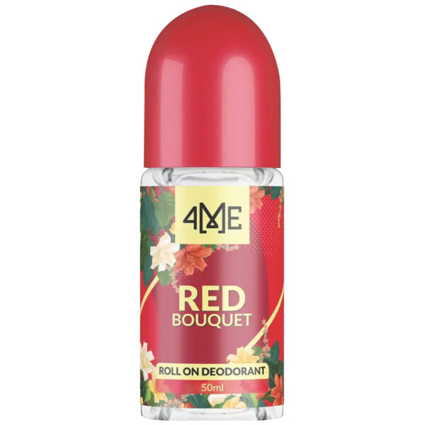 4Me Red Bouquet Roll On Deodorant 50ML